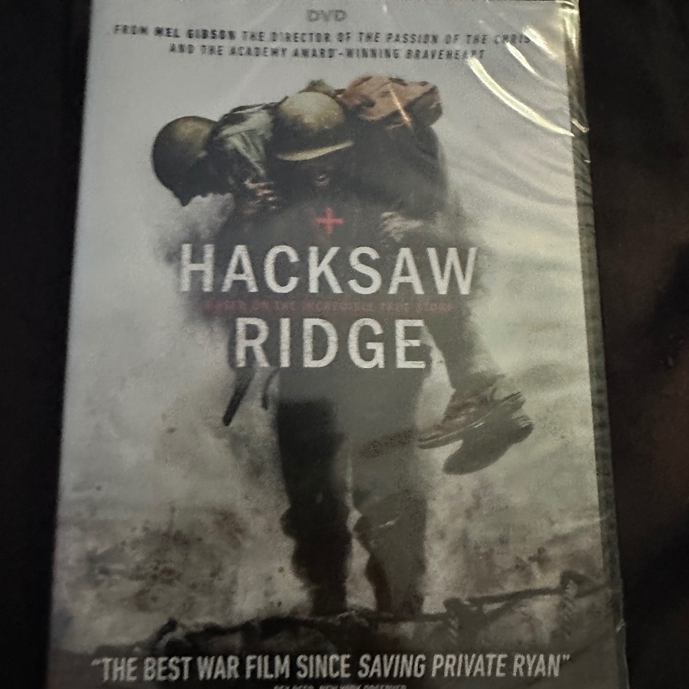 Hacksaw Ridge on DVD